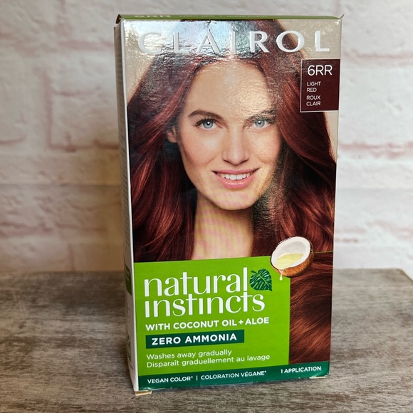 Clairol Natural Instincts Demi-Permanent Hair Dye - 6RR Light Red - Picture 6 of 10